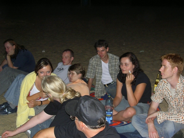 from left to right: Jesse, Nancy, Rabea, Dirk, Anja, J�rgen, Benny, Trixi, Andreas