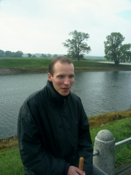 Dirk at the morning - very tired ...